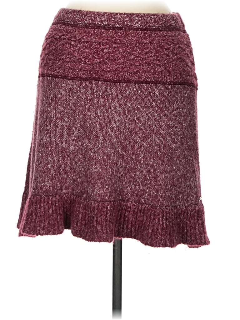 Pre-owned Prana Casual Skirt In Burgundy