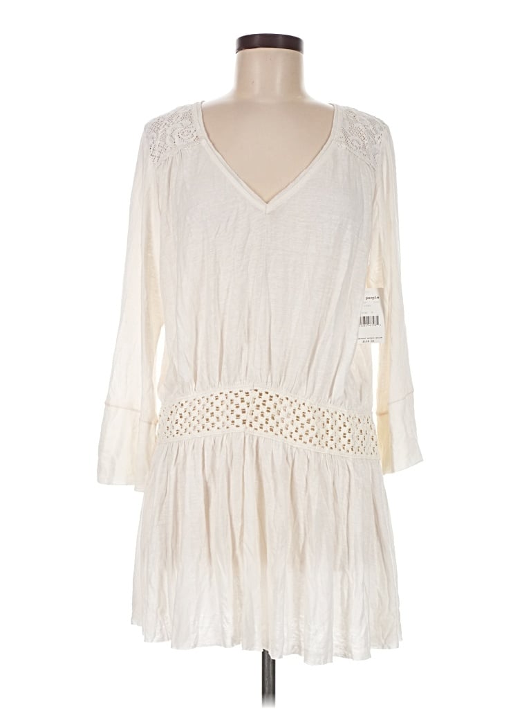 Pre-owned Free People Casual Dress In Ivory