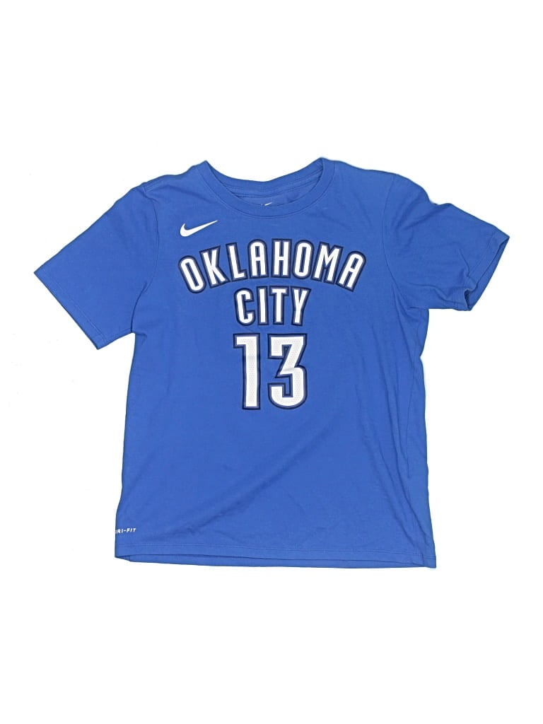 Pre-owned Nike Kids' Short Sleeve T-shirt In Blue