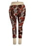 Last Exit 100% Nylon Graphic Brown Leggings Size 3X - photo 2