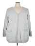 Ellos 100% Cotton Gray Cardigan Size 3X - photo 1