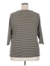Jason Maxwell Stripes Gray 3/4 Sleeve T-Shirt Size 2X - photo 2