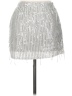 Habitual Silver Formal Skirt Size 12 - photo 1
