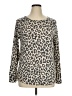Grayson Threads Animal Print Tan Pullover Sweater Size XL - photo 1
