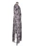 Torrid Print Multi Color Silver Casual Dress Size Lg Plus (0) - photo 4