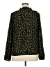 Talbots Animal Print Green Long Sleeve Blouse Size XL - photo 2