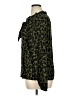 Talbots Animal Print Green Long Sleeve Blouse Size XL - photo 5