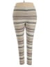 C established 1946 Stripes Ivory Leggings Size 22 - photo 1