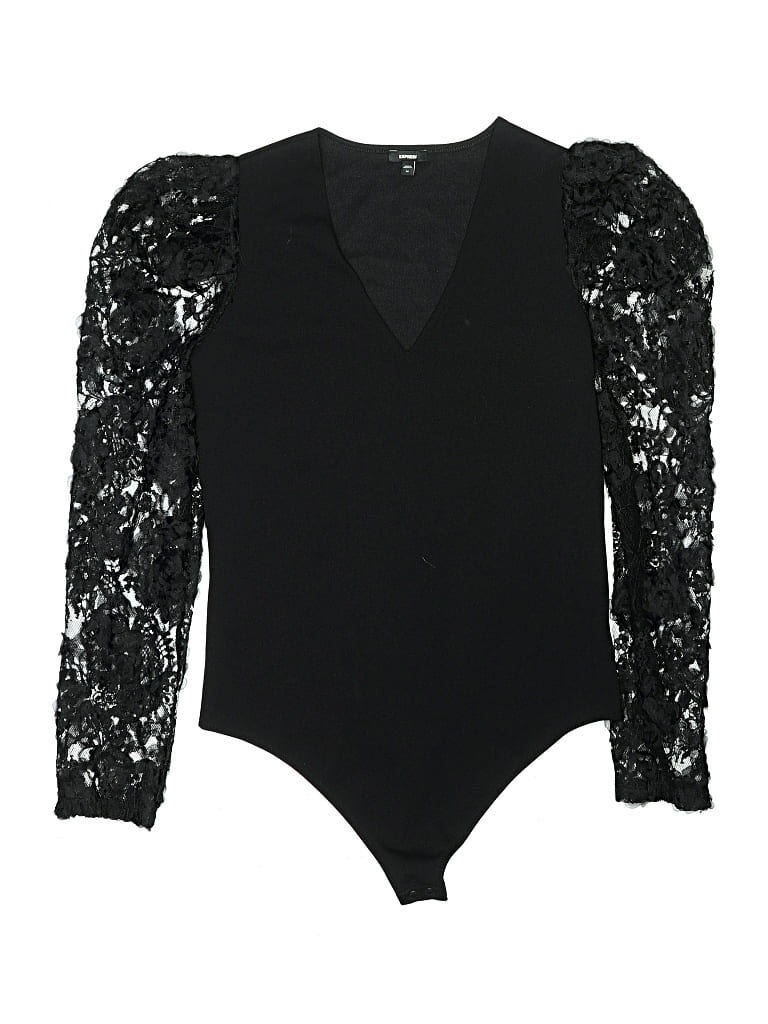 Pre-owned Express Bodysuit In Black