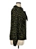 Talbots Animal Print Green Long Sleeve Blouse Size XL - photo 4
