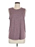 Marika Burgundy Sleeveless Top Size M - photo 1
