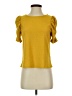 W5 Yellow Short Sleeve Top Size S - photo 1