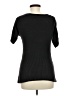 Apostrophe Black Short Sleeve Top Size M - photo 2