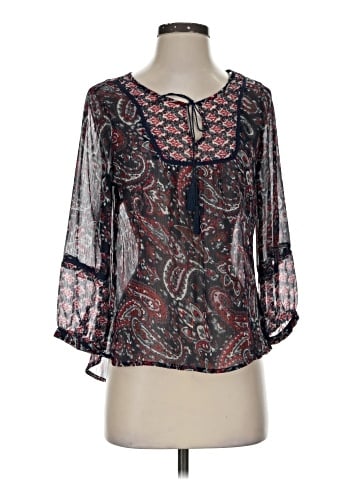 Girl Krazy 3/4 Sleeve Blouse (view 1)