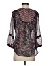 Girl Krazy 100% Polyester Black 3/4 Sleeve Blouse Size S - photo 2
