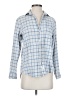 Grayson 100% Cotton Blue Long Sleeve Button-Down Shirt Size XS (1) - photo 1