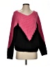 Bogner Color Block Pink Wool Pullover Sweater Size S - photo 1