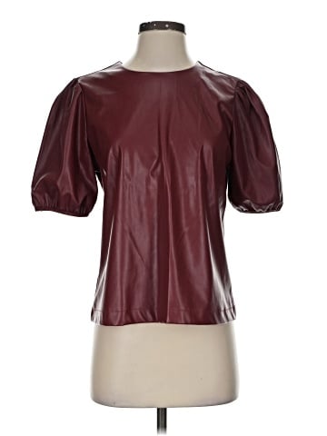 Ultra Pink Short Sleeve Blouse (view 1)