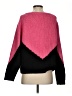 Bogner Color Block Pink Wool Pullover Sweater Size S - photo 2