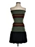 Maje 100% Polyester Stripes Green Cocktail Dress Size 2 - photo 1