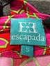 Escapada 100% Rayon Paisley Pink Cocktail Dress Size S - photo 7