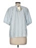 Levi's Blue Short Sleeve Blouse Size M - photo 2