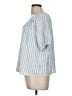 Levi's Blue Short Sleeve Blouse Size M - photo 5