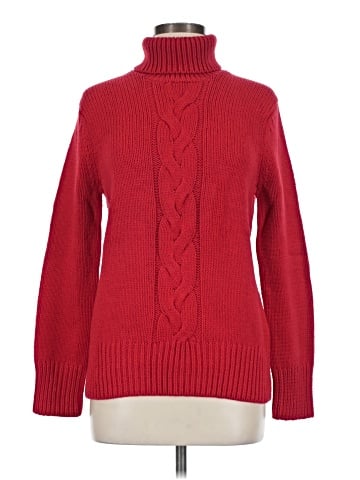 Lands' End Canvas Turtleneck Sweater (view 1)