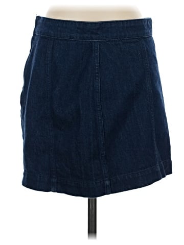 Madewell Denim Seamed Mini Skirt in Maytown Wash (view 1)