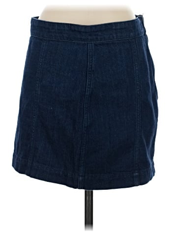 Madewell Denim Seamed Mini Skirt in Maytown Wash (view 2)
