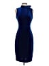Calvin Klein Solid Blue Cocktail Dress Size 4 - photo 1