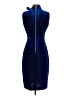 Calvin Klein Solid Blue Cocktail Dress Size 4 - photo 2