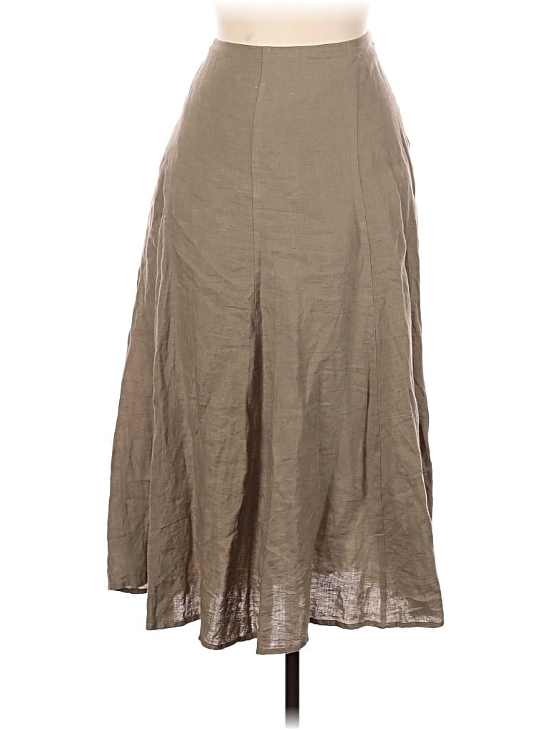 Pre-owned Eileen Fisher Casual Skirt In Tan