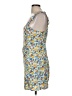 Forever 21 100% Polyester Print Yellow Cocktail Dress Size M - photo 5