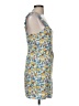Forever 21 100% Polyester Print Yellow Cocktail Dress Size M - photo 4