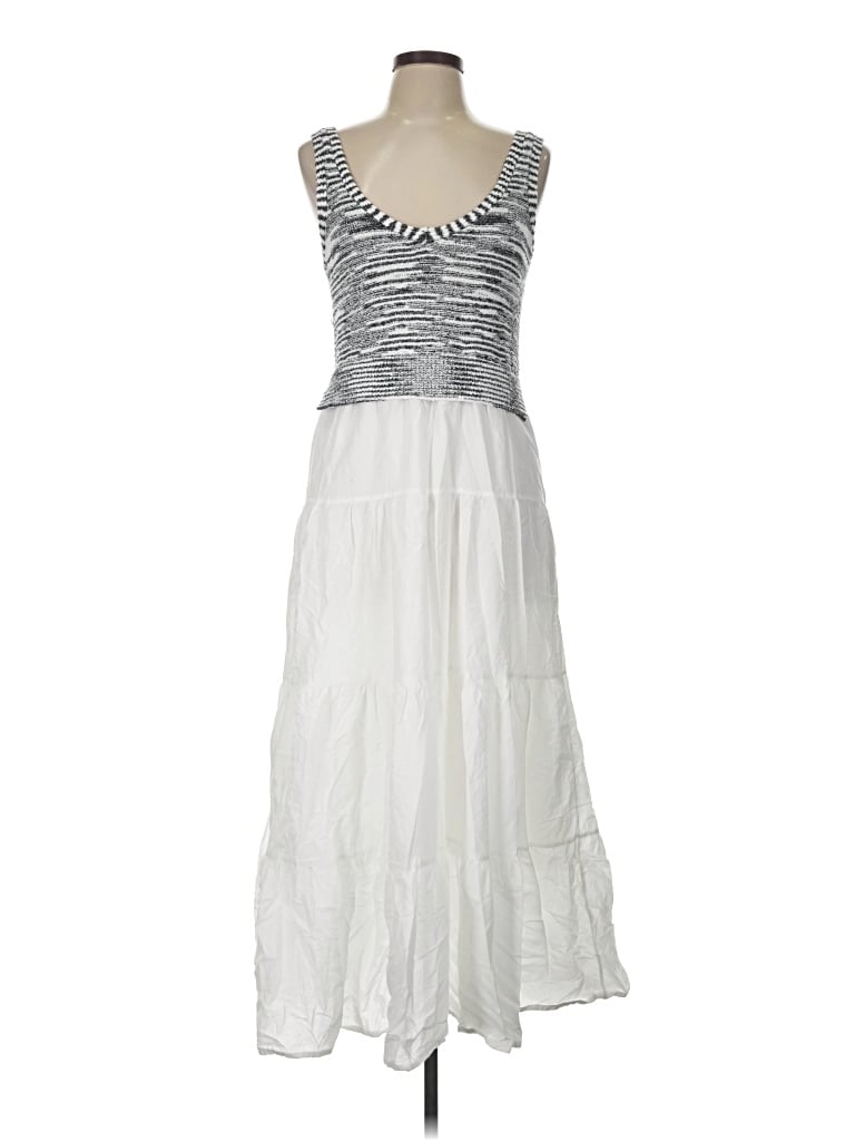 Pre-owned Elan Cocktail Dress In Silver