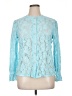 Unbranded 100% Polyester Blue Long Sleeve Blouse Size 1X - photo 1