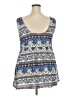 Torrid 100% Polyester Blue Sleeveless Blouse Size 2X Plus (2) - photo 2