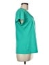 St. John's Bay Teal Short Sleeve Top Size M - photo 4