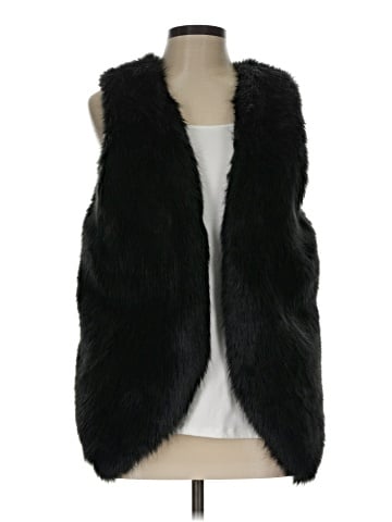 Skies Are Blue Faux Fur Vest (view 1)