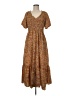 Carly Jean Paisley Brown Casual Dress Size M - photo 1