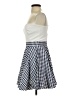 Emmelee Checkered-gingham White Cocktail Dress Size S - photo 5