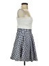 Emmelee Checkered-gingham White Cocktail Dress Size S - photo 4