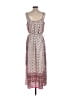 Gap 100% Polyester Print Pink Casual Dress Size S (tall) - photo 2