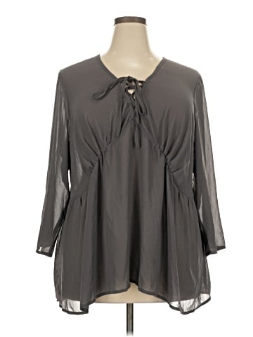 Wild Honey 3/4 Sleeve Blouse (view 1)
