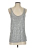 MICHAEL Michael Kors 100% Rayon Silver Tank Top Size S - photo 1