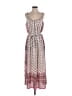 Gap 100% Polyester Print Pink Casual Dress Size S (tall) - photo 1