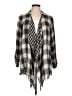 Hem & Thread 100% Cotton Gray Kimono Size L - photo 1