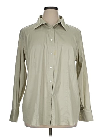 Calvin Klein Long Sleeve Button-Down Shirt (view 1)