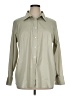 Calvin Klein Solid Tan Long Sleeve Button-Down Shirt Size 18 - photo 1